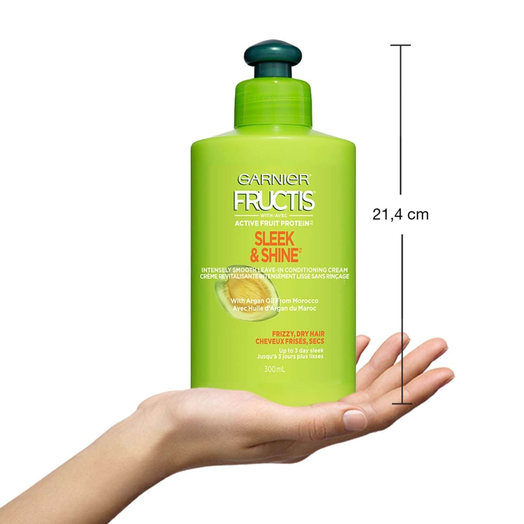 garnier hair mask fructis sleek shine leave in cream 300 ml 770103454870 inhand